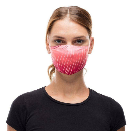 Maseczka BUFF FILTER MASK KEREN FLASH PINK