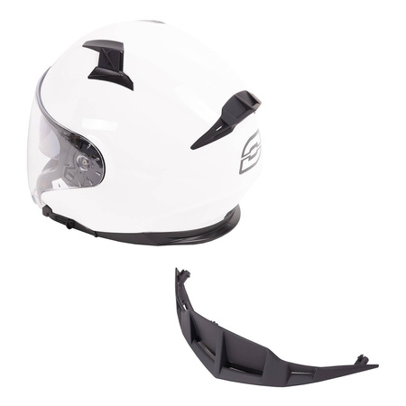 Kask otwarty OZONE SQUARE WHITE biały