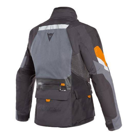 Kurtka tekstylna DAINESE GRAN TURISMO GORE-TEX BLACK/ORANGE czarny pomarańczowy