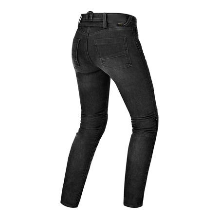 Jeansy motocyklowe damskie SHIMA RIDGE LADY BLACK czarny