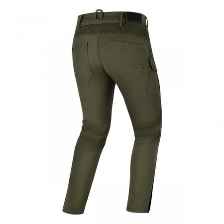 Jeansy motocyklowe SHIMA GIRO 3.0 KHAKI zielony