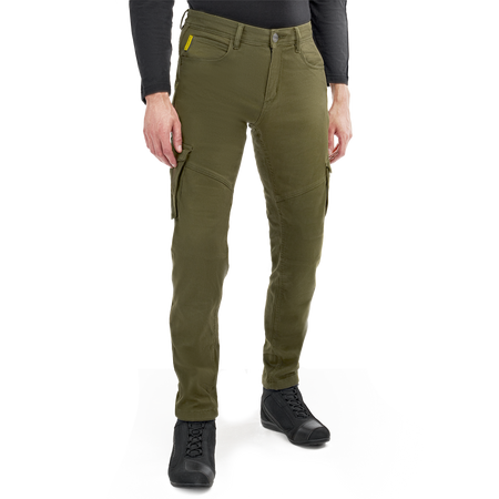 Jeansy motocyklowe VORG REVO GREEN zielony