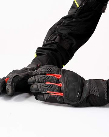 Rękawice miejskie SHIMA HERO RED czarny czerwony