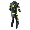 Kombinezon dwuczęściowy REBELHORN REBEL BLACK/FLO YELLOW czarny żółty fluo szary