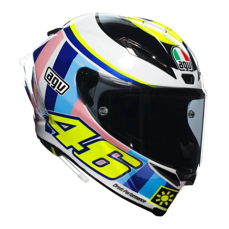 Kask Integralny Agv Pista Gp Rr Assen Bia Y R Owy Niebieski Ty Czarny Rrmoto Pl