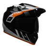 Kask integralny BELL MX-9 ADVENTURE MIPS DASH BLACK/WHITE/ORANGE biały czarny pomarańczowy