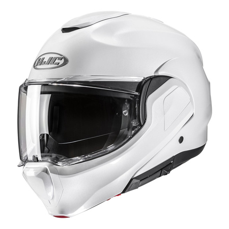 Kask szczękowy HJC F100 PEARL WHITE biały