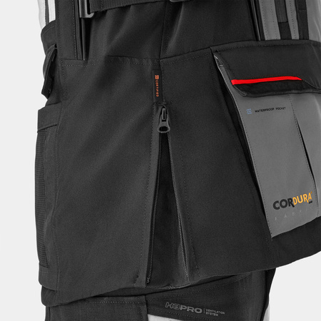 Kurtka tekstylna SHIMA TRACKER LIGHT GREY szary