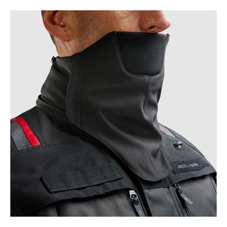 Kurtka tekstylna REBELHORN CUBBY V BLACK/ANTHRACITE/RED czarny grafitowy czerwony