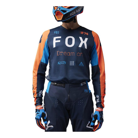 Bluza cross FOX 180 RACE SPEC MIDNIGHT granatowy pomarańczowy