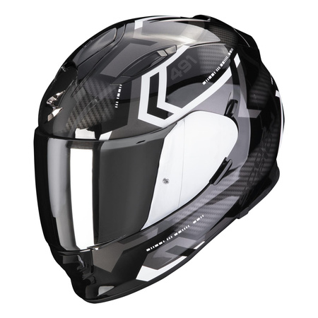 Kask integralny SCORPION EXO-491 SPIN BLACK/WHITE czarny biały