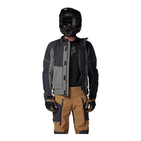 Kurtka tekstylna FOX RANGER GORE-TEX ADV PEWTER szary czarny