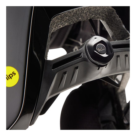 Kask rowerowy FOX PROFRAME RS BLACK MATT czarny mat