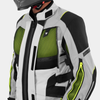 Kurtka tekstylna SHIMA HERO 3.0 G2 GREY/FLUO szary żółty fluo czarny