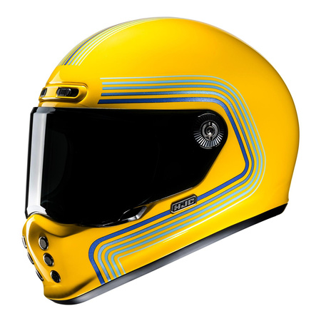 Kask integralny HJC V10 FONI YELLOW/GREY żółty szary