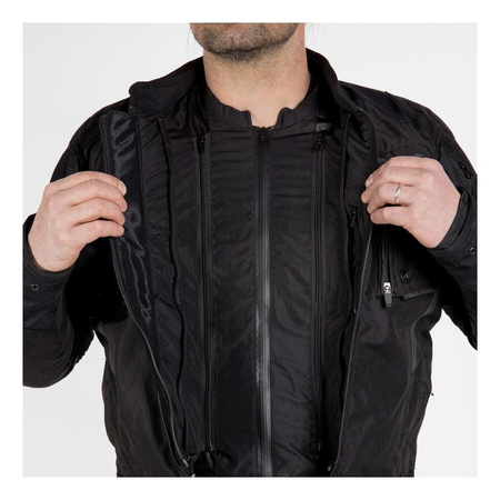 Kurtka tekstylna REBELHORN BORG BLACK czarny