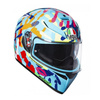 Kask integralny AGV K3 SV MISANO 2014 niebieski pomarańczowy granatowy czerwony różowy