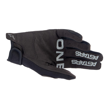 Rękawice cross ALPINESTARS RADAR BLACK/BRUSHED SILVER czarny srebrny