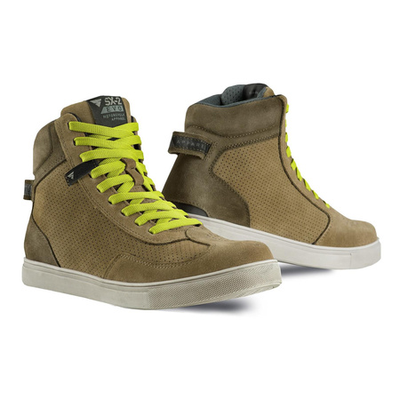 Trampki motocyklowe SHIMA SX-2 EVO BROWN brązowy biały
