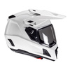 Kask cross z goglami LEATT KIT ADV 8.5 V25 WHITE biały