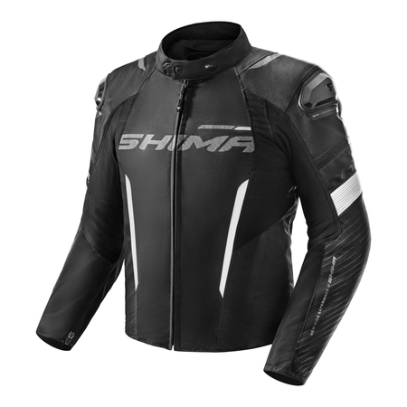 Kurtka tekstylna SHIMA SOLID 2.0 BLACK/WHITE czarny biały