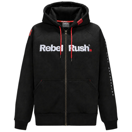 Bluza REBELRUSH NIGHTGLOW ZIP czarny
