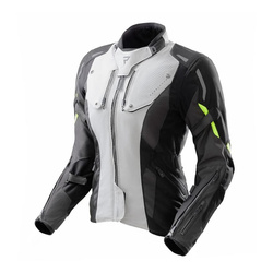 Kurtka tekstylna damska REBELHORN HIKER IV LADY BLACK/GREY/FLUO YELLOW czarny szary żółty fluo