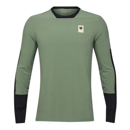 Koszulka rowerowa FOX DEFEND THERMAL Z DŁUGIM RĘKAWEM BLACK czarny