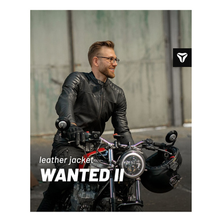 Kurtka skórzana SECA WANTED II BLACK czarny