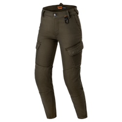 Jeansy motocyklowe damskie SHIMA RECON LADY GREEN zielony