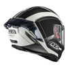Kask integralny NZI TRENDY ELEGANCE WHITE BLACK TINTED MATT biały czarny