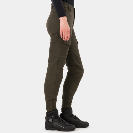 Jeansy motocyklowe damskie SHIMA RECON LADY GREEN zielony