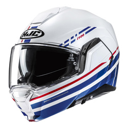 Kask szczękowy HJC I100 SYSMA WHITE/BLUE biały niebieski