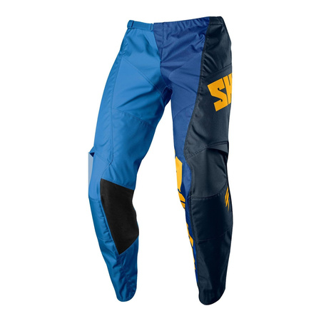 Spodnie cross SHIFT WHIT3 TARMAC BLUE niebieski granatowy czarny żółty