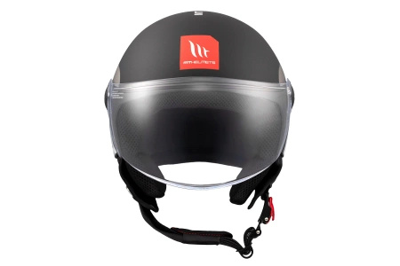 Kask otwarty MT STREET S INBOARD MATT BLACK/GREY czarny szary