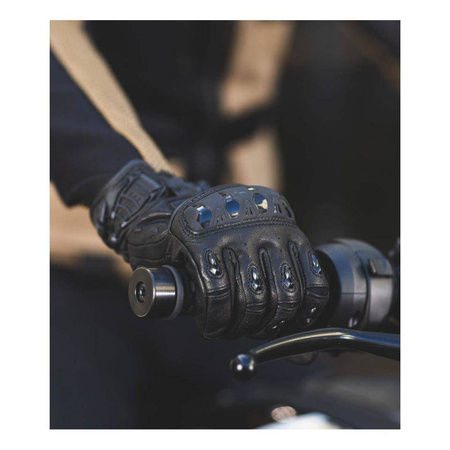 Rękawice miejskie KNOX ORSA LEATHER MK2 BLACK czarny