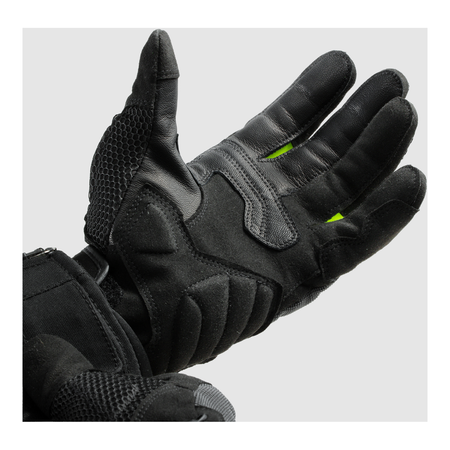 Rękawice miejskie damskie REBELHORN CORE LADY BLACK/GREY/FLUO YELLOW czarny szary żółty fluo