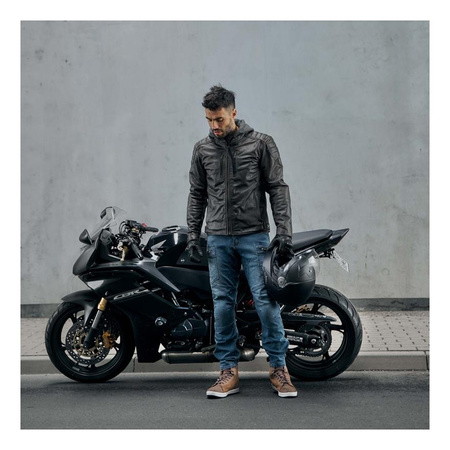 Jeansy motocyklowe REBELHORN URBAN III CLASSIC BLUE niebieski