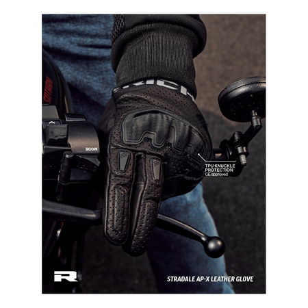 Rękawice miejskie RICHA STRADALE AP-X BLACK czarny