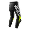 Spodnie skórzane REBELHORN INFERNO BLACK/WHITE/FLUO YELLOW czarny biały żółty fluo