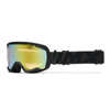 Gogle motocyklowe IMX ENDURANCE FLIP BLACK MATT/BLACK SZYBA IRIDIUM GOLD + CLEAR czarny mat
