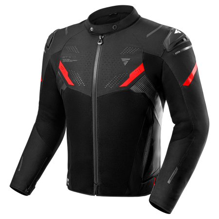 Kurtka tekstylna SHIMA STX AIR G2 RED czarny czerwony