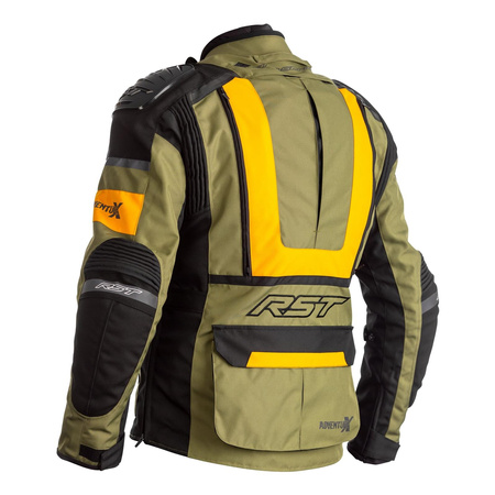 Kurtka tekstylna RST PRO SERIES ADVENTURE X CE GREEN/OCHRE czarny zielony żółty