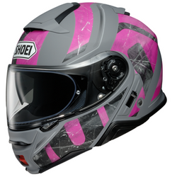 Kask szczękowy SHOEI Neotec II Jaunt TC-7 szary różowy czarny