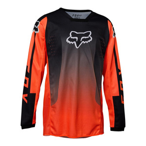 Bluza cross dziecięca FOX JUNIOR 180 LEED FLUO ORANGE pomarańczowy fluo czarny