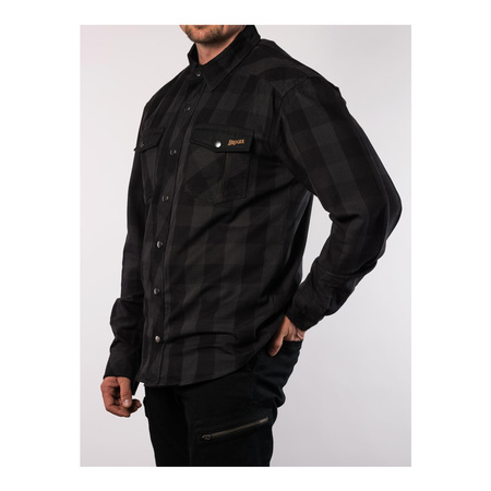 Koszula motocyklowa BROGER ALASKA BLACK/GREY czarny szary