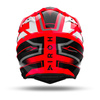 Kask integralny AIROH COMMANDER 2 MAVICK RED GLOSS czerwony biały czarny