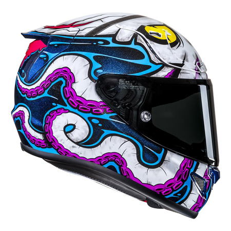 Kask integralny HJC RPHA 12 KRAKEN WHITE/BLUE biały niebieski