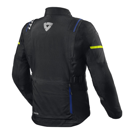 Kurtka tekstylna REVIT VERTICAL GTX BLACK czarny żółty fluo