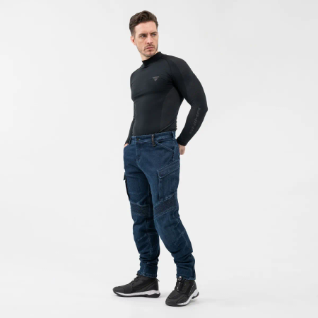 Jeansy motocyklowe SHIMA GIRO 2.0 URBAN BLUE niebieski
